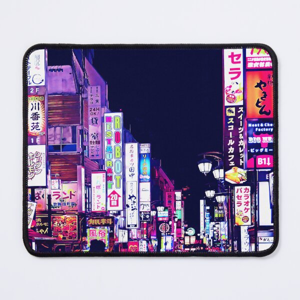 Item preview, Tokyo cyberpunk city at night designed and sold by vanyadesign.