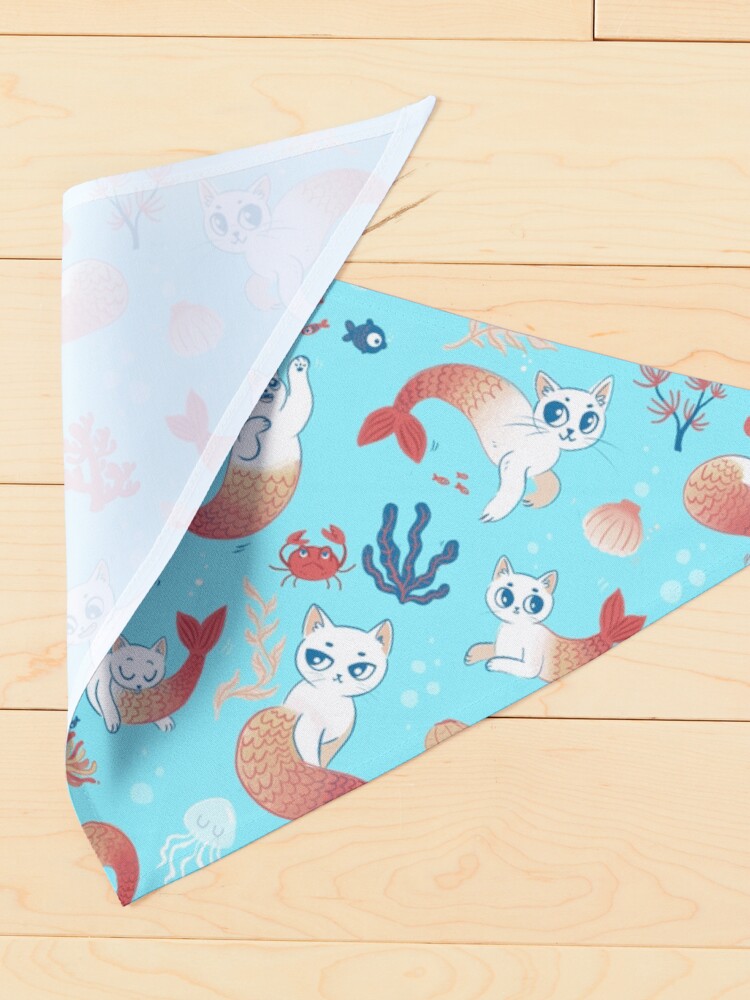 Alternate view of Purrmaids Pet Bandana