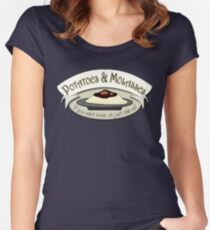 Potatoes and Molasses Women's Fitted Scoop T-Shirt