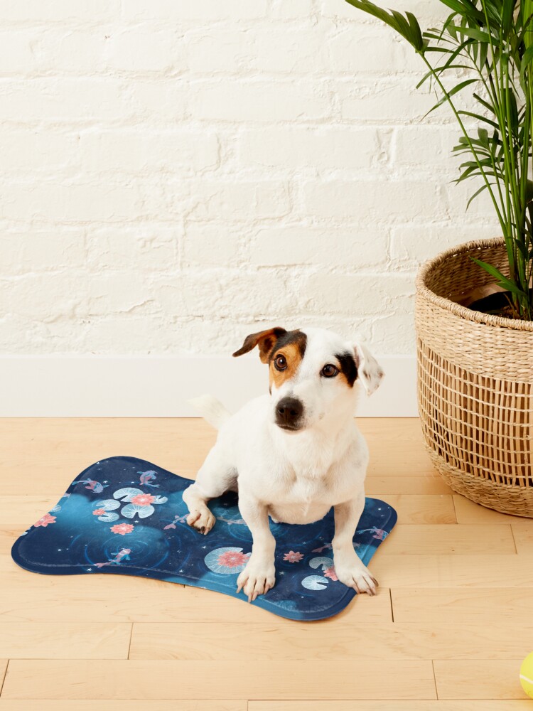 Alternate view of Koi pond - night Pet Mat