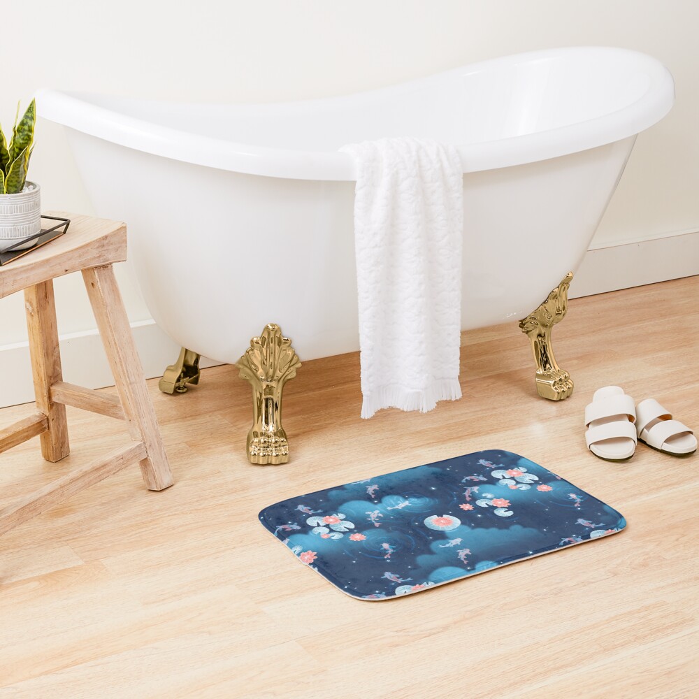 Aperçu de l'œuvre Tapis de bain créée et vendue par hellocloudy.