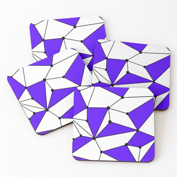 Item preview, Abstract geometric pattern - blue. designed and sold by K.S ART.
