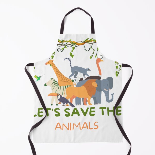 Item preview, Let's save the animals sticker designed and sold by Art-Echo.