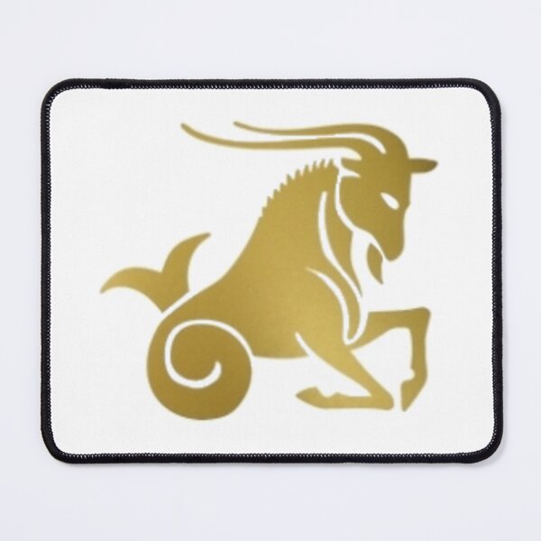 Item preview, Golden capricorn designed and sold by Wavytarot.