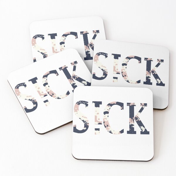 Item preview, Sickick S!ck S!ckK!ck S!ck!ck  Blue-Pink camouflage  designed and sold by TheGreedyCrypto.