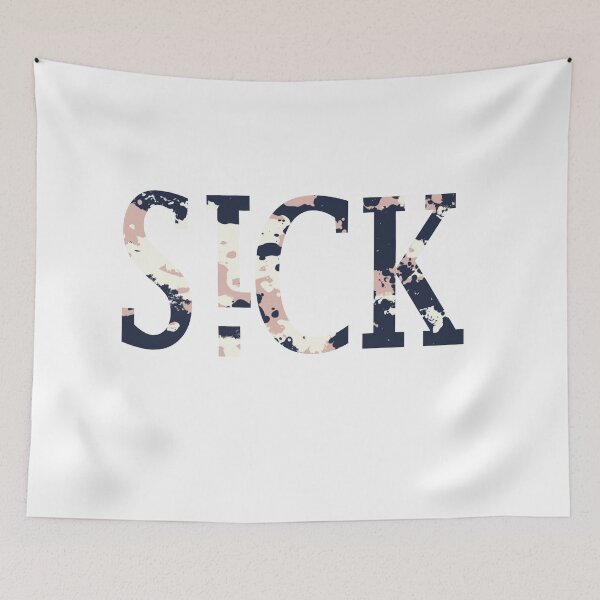 Item preview, Sickick S!ck S!ckK!ck S!ck!ck  Blue-Pink camouflage  designed and sold by TheGreedyCrypto.