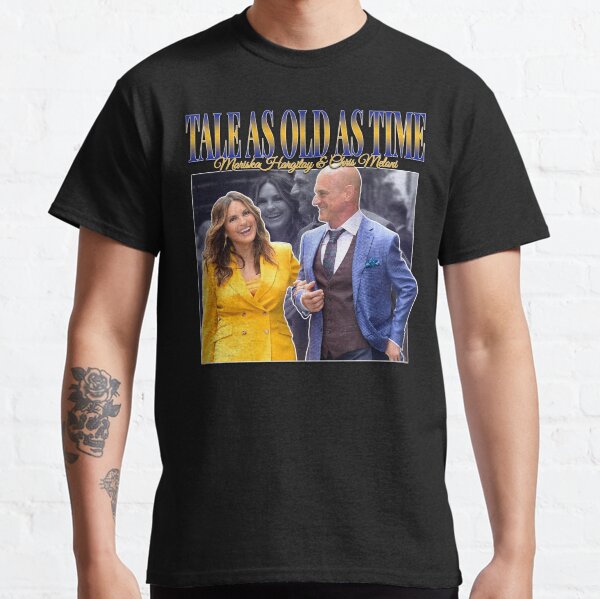 Mariska Hargitay and Chris Meloni Chriska #P4L #B&TB Inspired Vintage Homage Classic T-Shirt