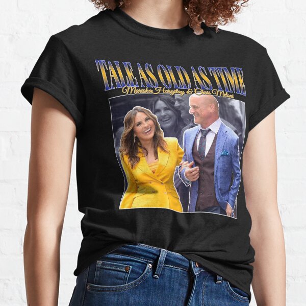 Mariska Hargitay and Chris Meloni Chriska #P4L #B&TB Inspired Vintage Homage  Classic T-Shirt