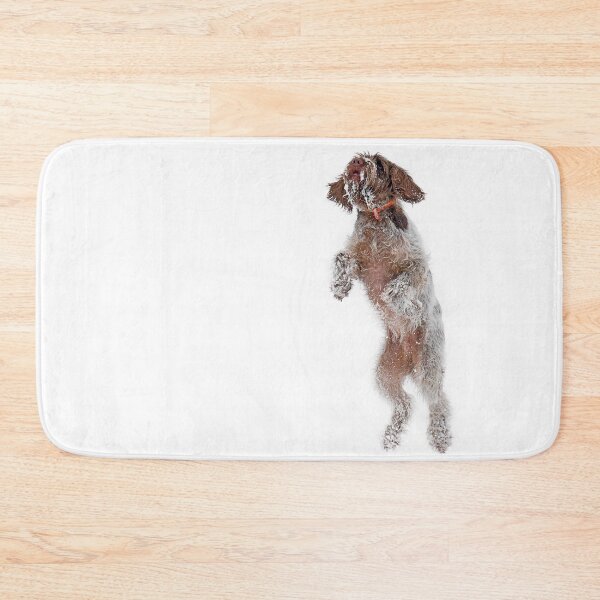 Item preview, Snow jumping Spinone designed and sold by FOLK ART FUSION by heidiannemorris.