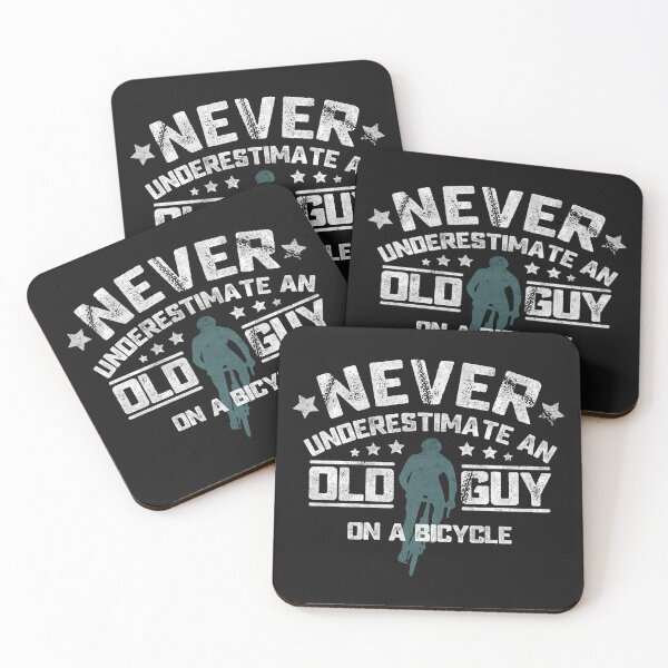 Item preview, Cycling Dad Funny Never Underestimate An Old Guy On A Bicycle Humor Saying Gift for Man designed and sold by alenaz.