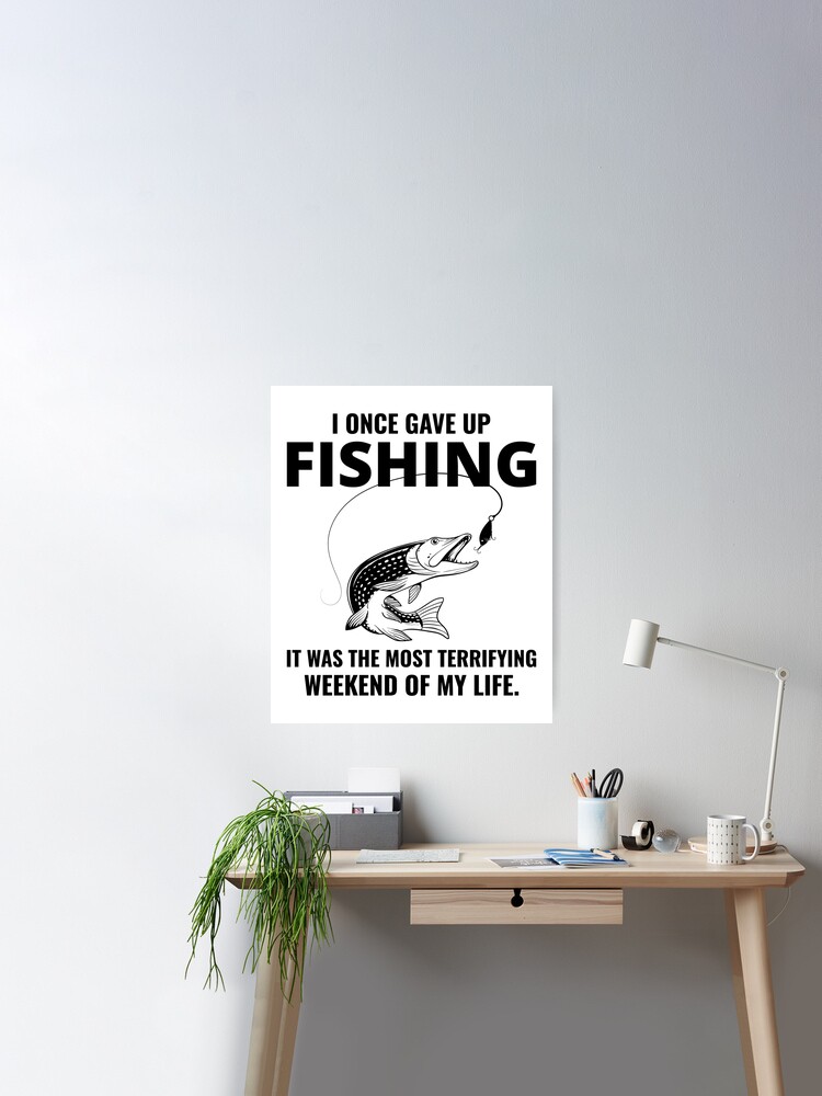 Fishing Dad Fish Outdoor Hobby Activity Funny | Poster