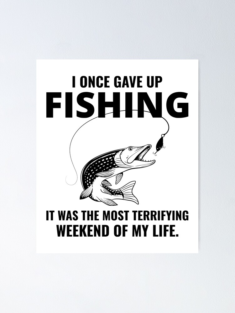 Fishing Dad Fish Outdoor Hobby Activity Funny | Poster