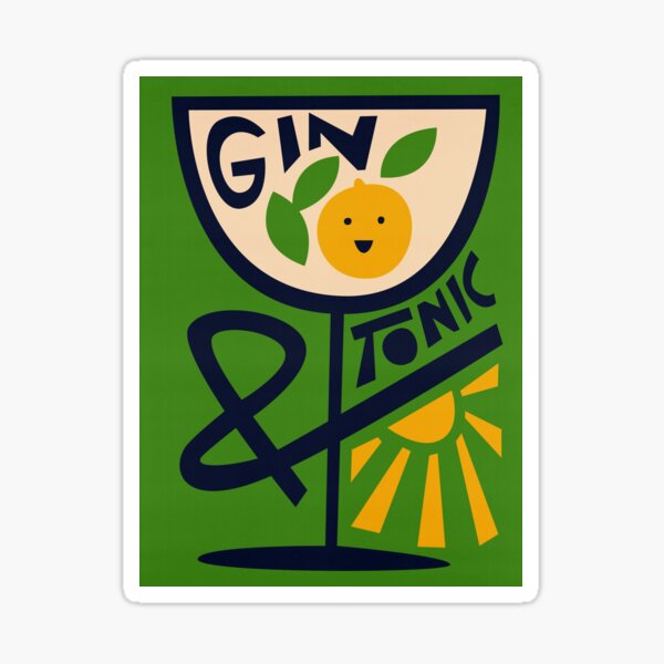 Item preview, Gin & Tonic designed and sold by foxandvelvet.