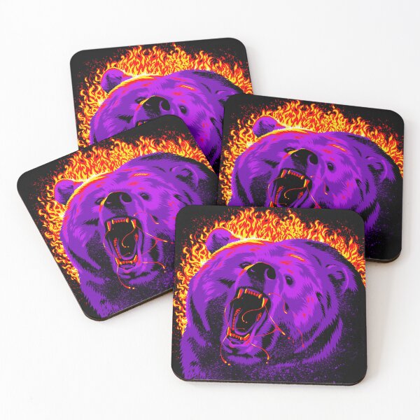 Item preview, fire bear designed and sold by albertocubatas.