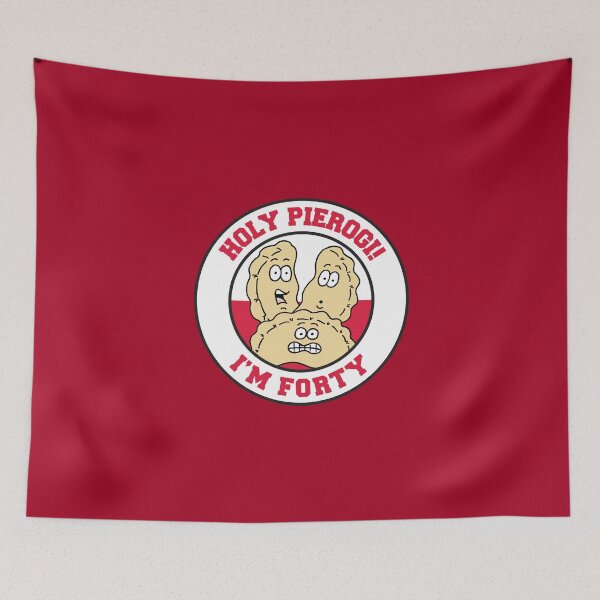 Item preview, Holy Pierogi I'm 40 40th Polish Birthday designed and sold by jaycartoonist.
