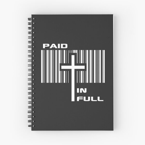 Item preview, Christian Design - Cross - Paid in Full - Barcode - John 3:16 designed and sold by simplydesignart.