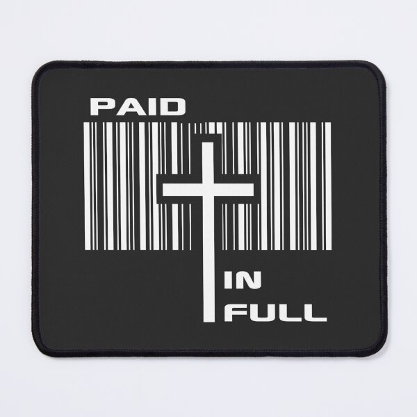 Item preview, Christian Design - Cross - Paid in Full - Barcode - John 3:16 designed and sold by simplydesignart.
