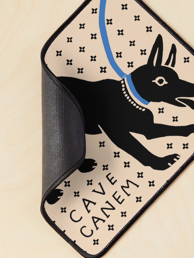 Roman CAVE CANEM Mosaic (Black Lab) Pet Mat for Sale by Goosekaid