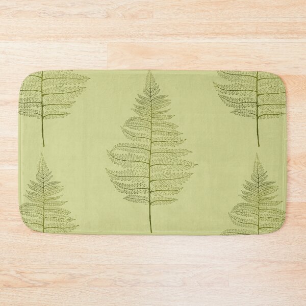 Item preview, Green ferns pattern. Botanical illustration. designed and sold by helga-wigandt.