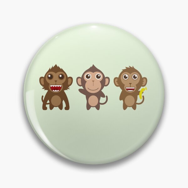 Item preview, 3 monkeys designed and sold by Maoklee.