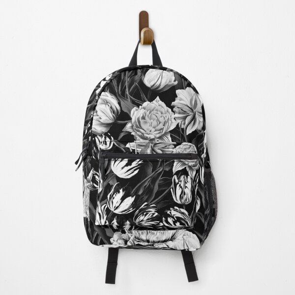 Item preview, Black & White Floral pattern designed and sold by Burcu Korkmazyurek.