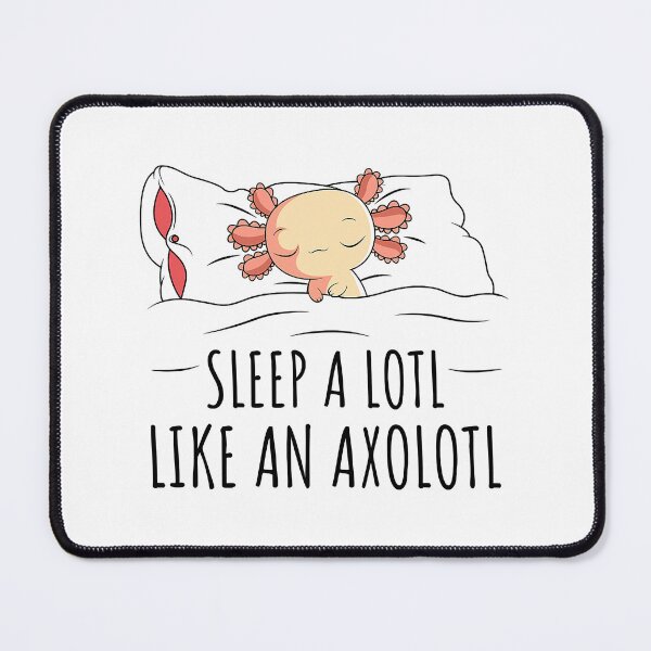 Item preview, Sleeping Axolotl Pyjamas Mexican Salamander Lover Napping designed and sold by MichealExan.