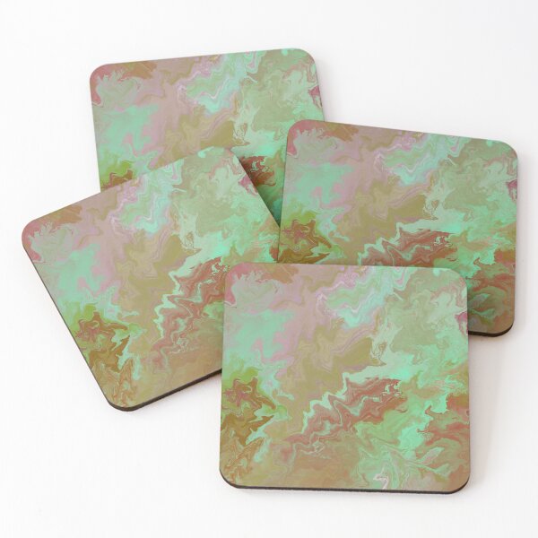 Item preview, Sepia Inspired Digital Acrylic Pour Effect Pattern designed and sold by WoollyOrbit2000.