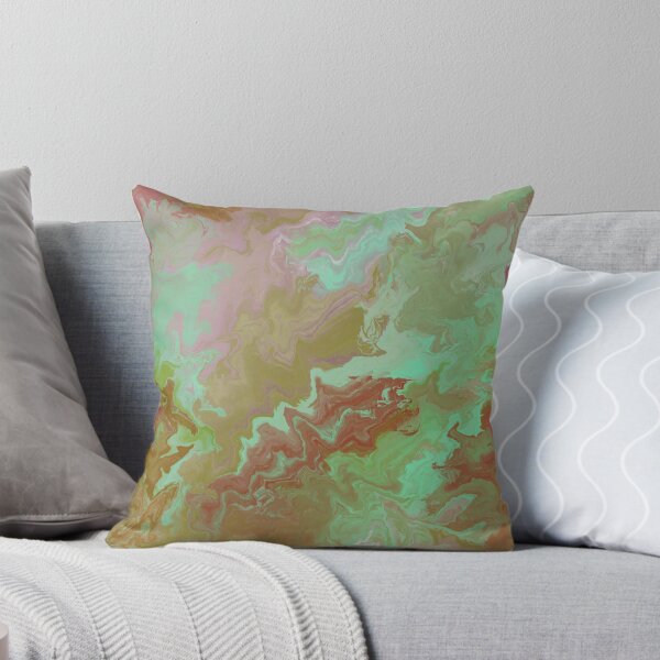 Item preview, Sepia Inspired Digital Acrylic Pour Effect Pattern designed and sold by WoollyOrbit2000.