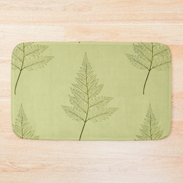 Item preview, Green ferns pattern. Botanical illustration. designed and sold by helga-wigandt.
