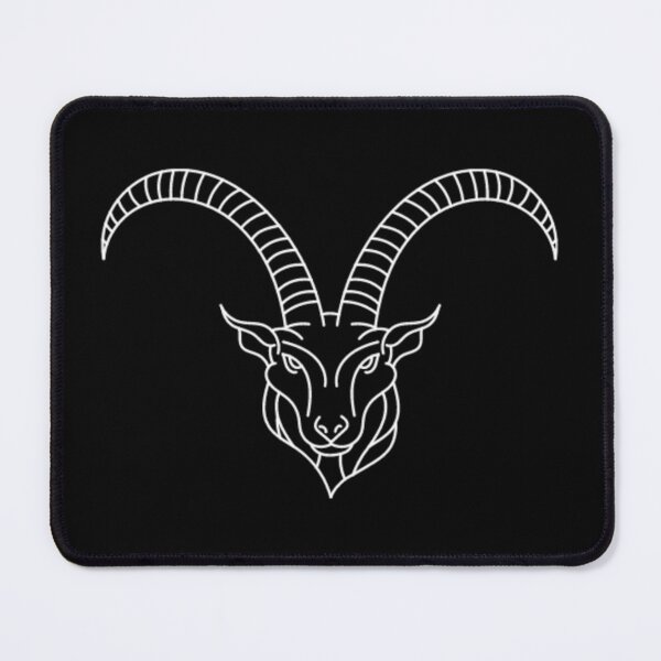 Item preview, White capricorn goat designed and sold by Wavytarot.