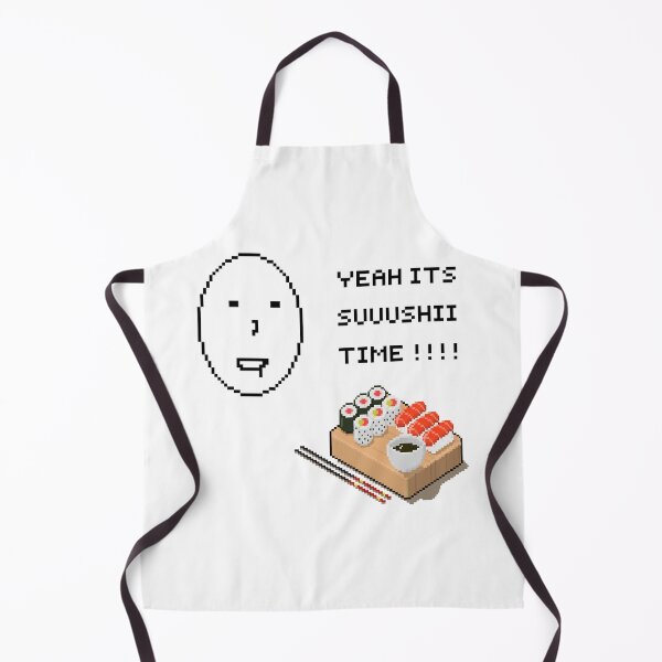 Item preview, PIXEL ART SUSHI TIME FUNNY designed and sold by Hohohaxi.