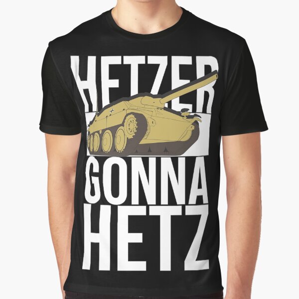 Vista previa del artículo con la obra «Hetzer va a HETZ», diseñado y vendido por FAawRay.