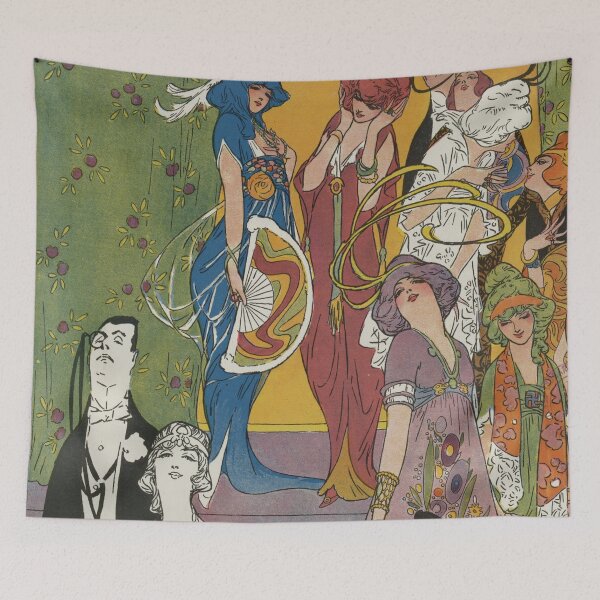 Item preview, Puck Magazine Art - Hair Fashion - Vintage Art designed and sold by RickE.