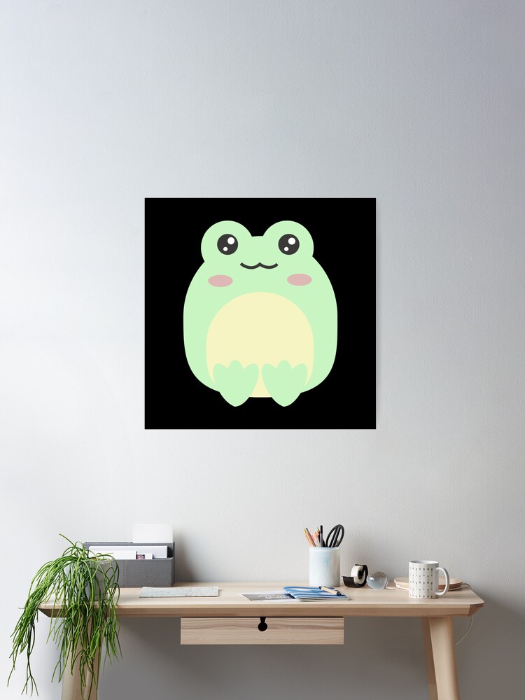 Kawaii Frog Prince Photographic Print for Sale by Paintingpixel