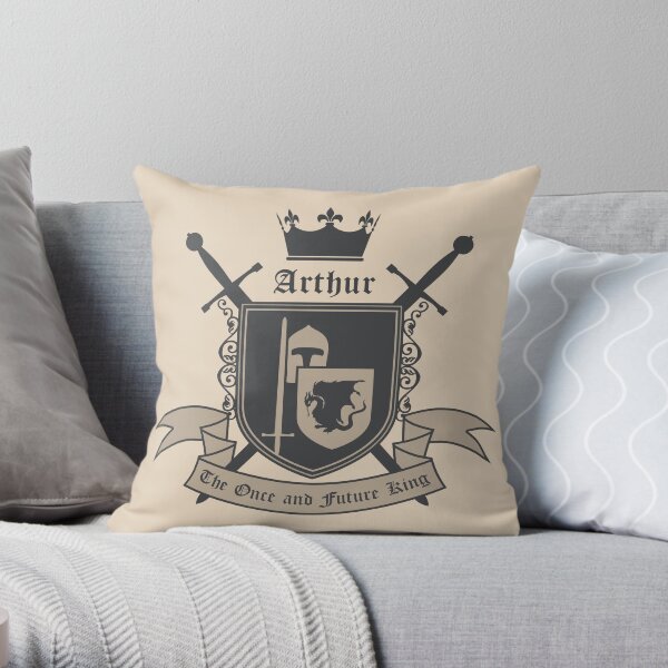 The Once and Future King Throw Pillow