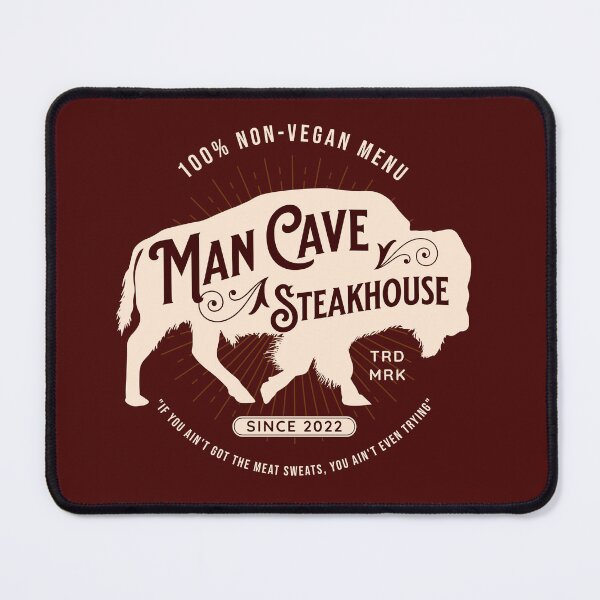 Item preview, Man Cave Steakhouse designed and sold by ManCardDesigns.