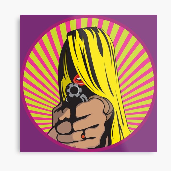 BANG! Metal Print