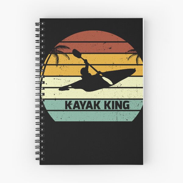 Item preview, Kayak king retro sunset cutaway summer design  designed and sold by TipTopTapo.