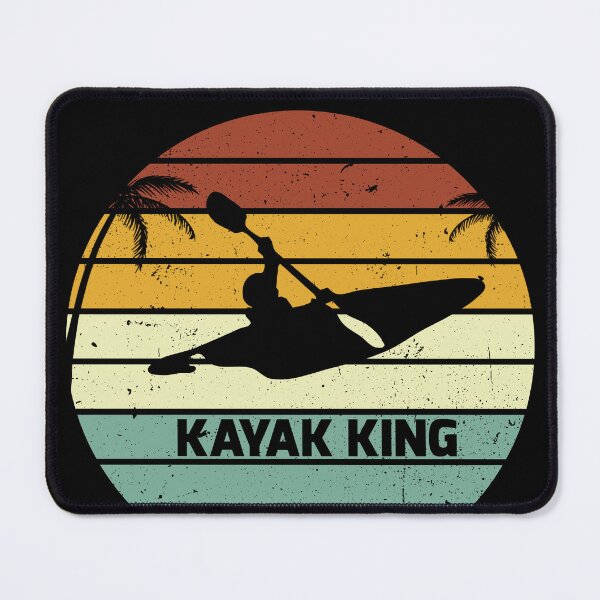 Item preview, Kayak king retro sunset cutaway summer design  designed and sold by TipTopTapo.