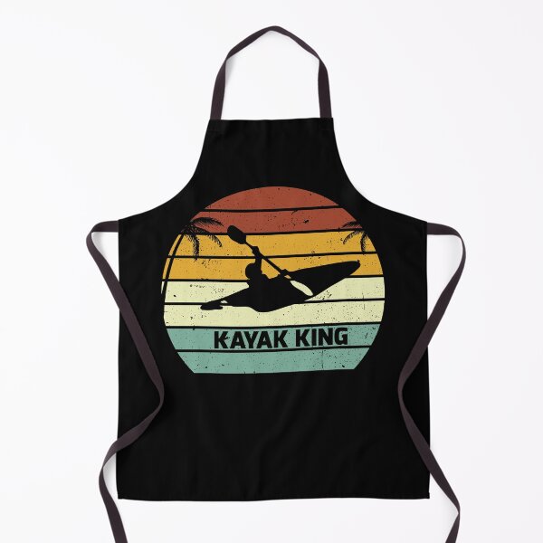 Item preview, Kayak king retro sunset cutaway summer design designed and sold by TipTopTapo.