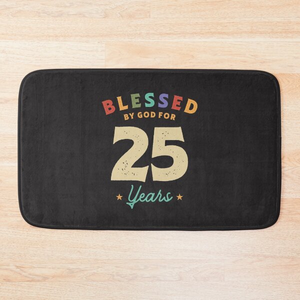 Item preview, Blessed By God For 25 Years Old - 25th Birthday designed and sold by cidolopez.