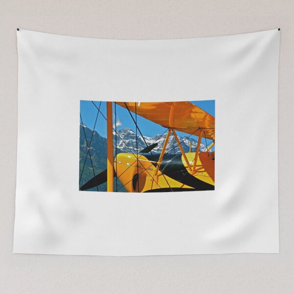 Item preview, Biplane in the Alps designed and sold by mamba.