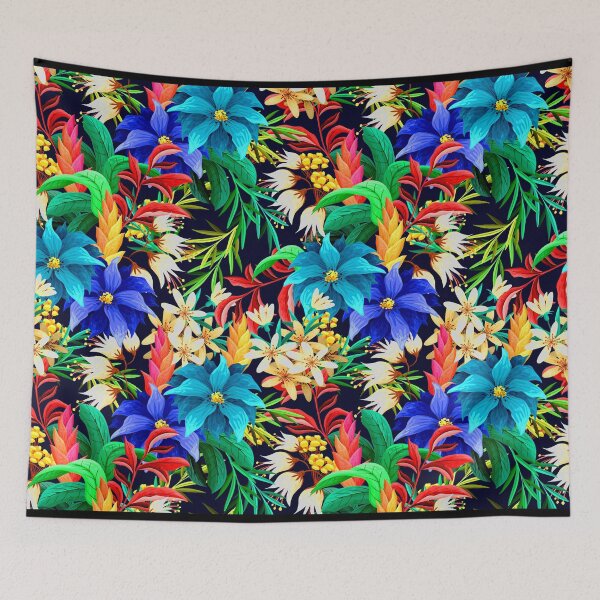 Item preview, Hand Drawn Floral Glamour And Exotic Seamless Pattern designed and sold by deepan chandrasekaran.