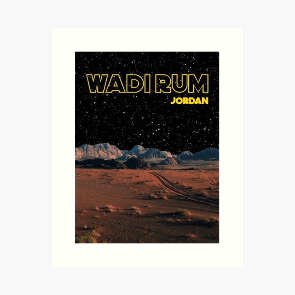 Item preview, Wadi Rum Jordan Desert Photography Star Wars Edit designed and sold by pommunist.