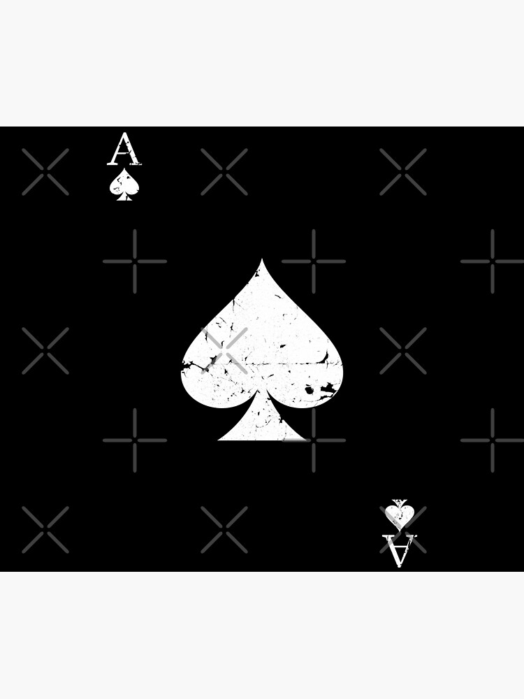 "Ace of Spades Poker Playing Card Halloween Costume Essential Plain