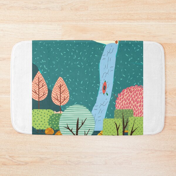 Item preview, Kayak and the waterfall forest  designed and sold by SkyisBright.