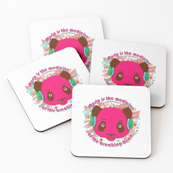 Item preview, Pink Panda Music is the medicine of the breaking heart. designed and sold by Vaccine159.