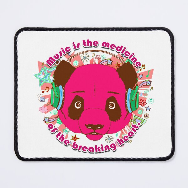 Item preview, Pink Panda Music is the medicine of the breaking heart. designed and sold by Vaccine159.