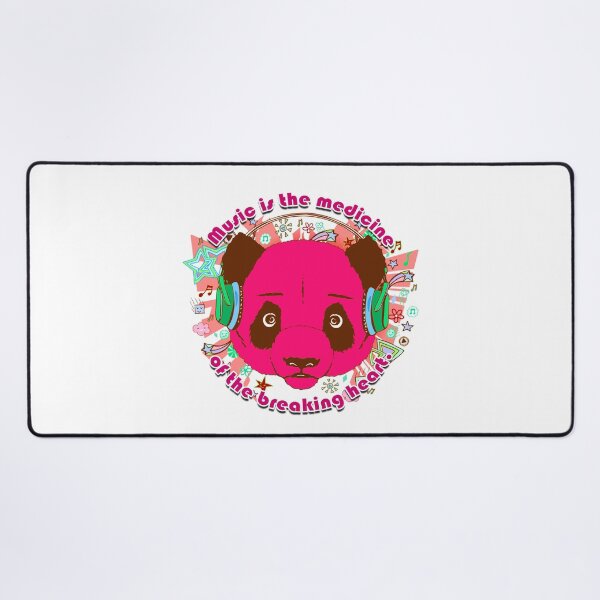 Item preview, Pink Panda Music is the medicine of the breaking heart. designed and sold by Vaccine159.