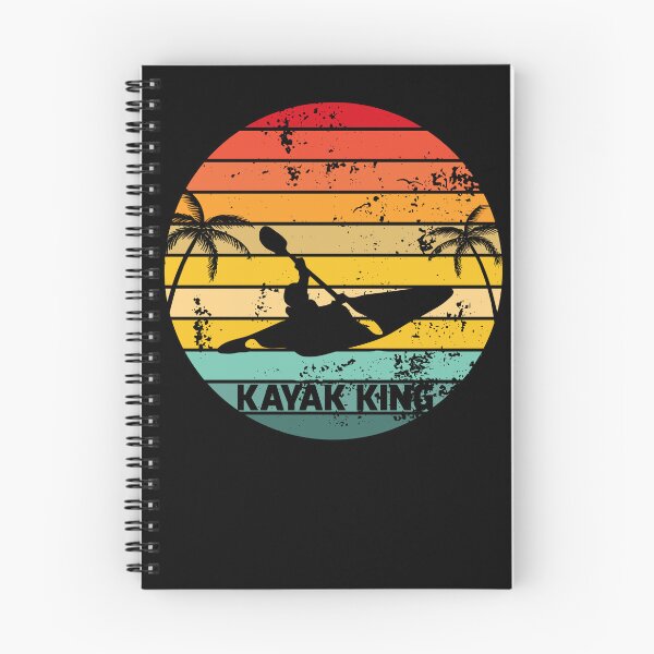 Item preview, Kayak king retro sunset cutaway summer design  designed and sold by TipTopTapo.